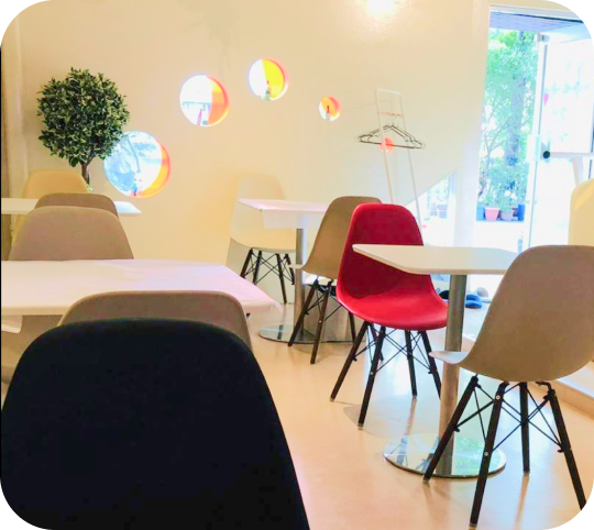 Mars Cafe planet act. の店内の様子