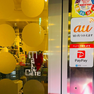 Mars Cafe planet act. 店内入口の様子